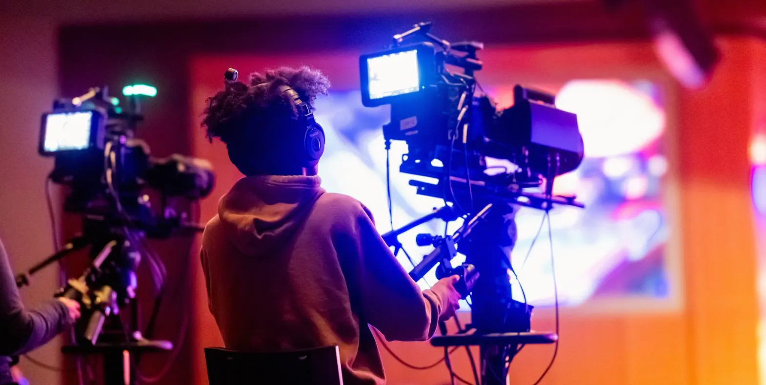 Faces that read well on camera: a lighting fix for Marcus's local news desk